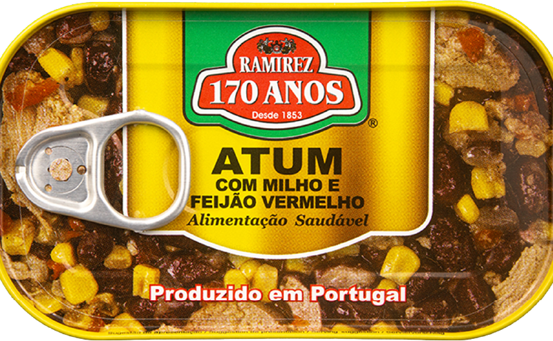 Tuna with red beans and sweet corn (120g)