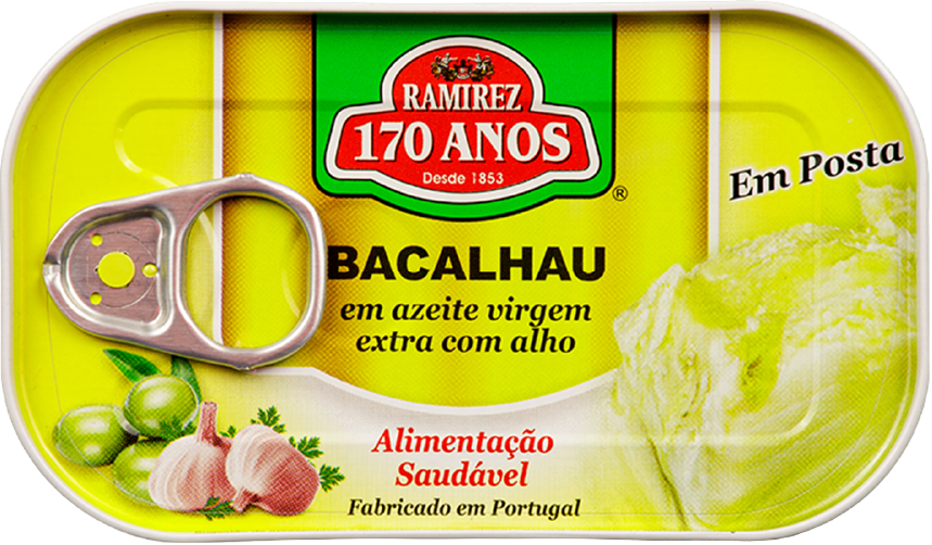 Codfish in olive oil and garlic (120g)