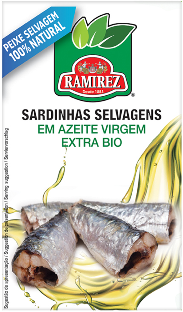 Sardines in extra virgin and bio olive oil (125g)